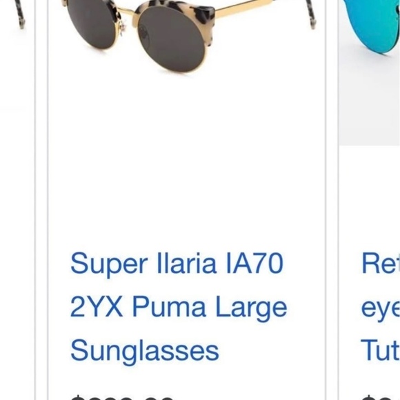 Retrosuperfuture cat eye  sunglasses brand new - Picture 4 of 6